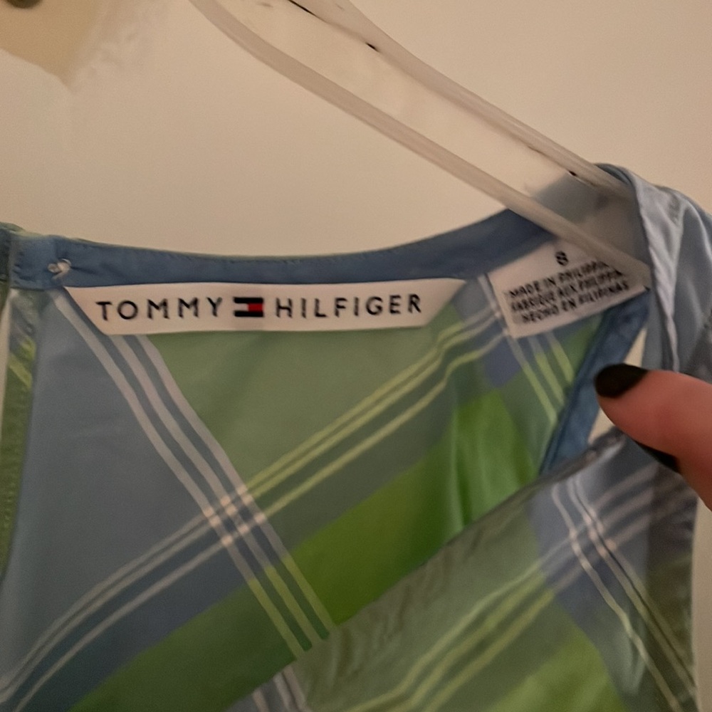 Vintage Tommy Hilfiger Tank Top Plaid Summer Cute - Picture 3 of 5